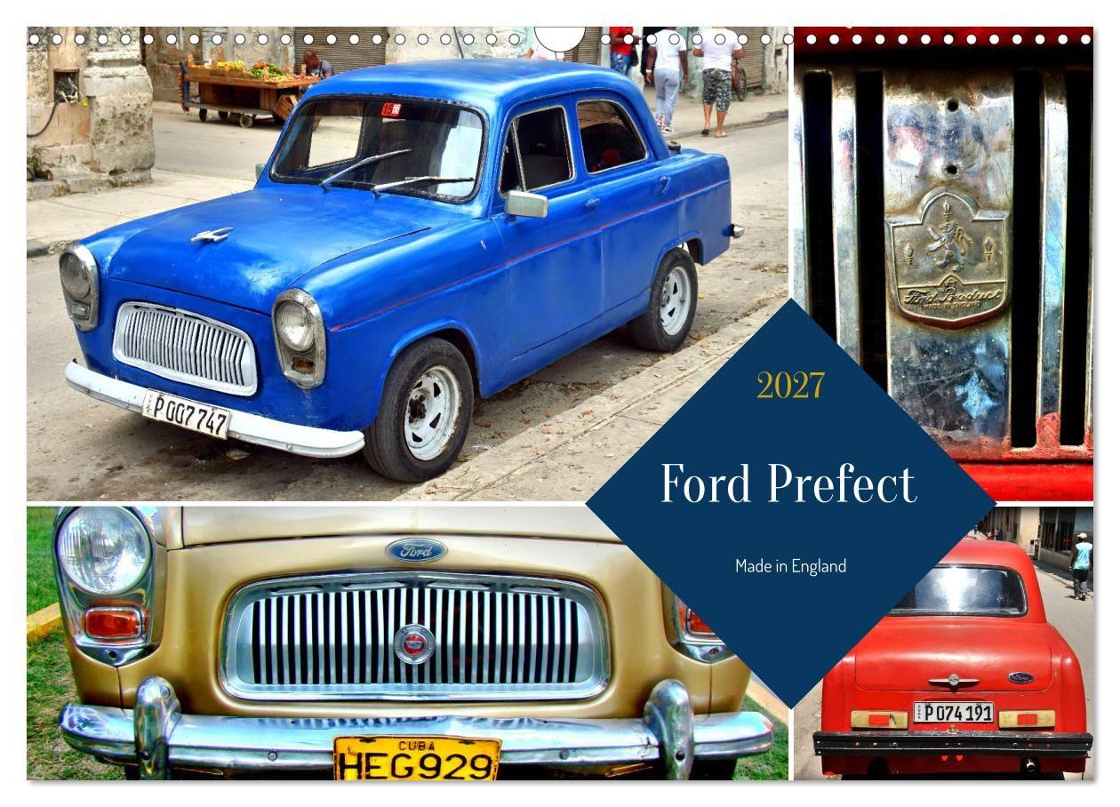 Kalender/Terminbuch Ford Prefect - Made in England (Wandkalender 2027 DIN A3 quer), CALVENDO Monatskalender Calvendo
