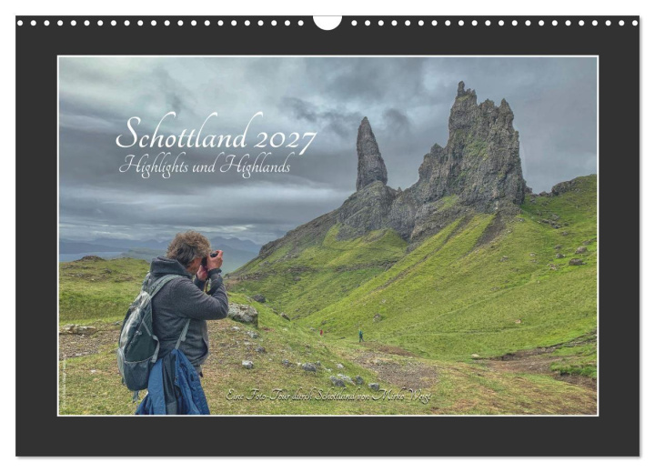 Kalender/Terminbuch Schottland 2027 Highlights und Highlands (Wandkalender 2027 DIN A3 quer), CALVENDO Monatskalender Calvendo