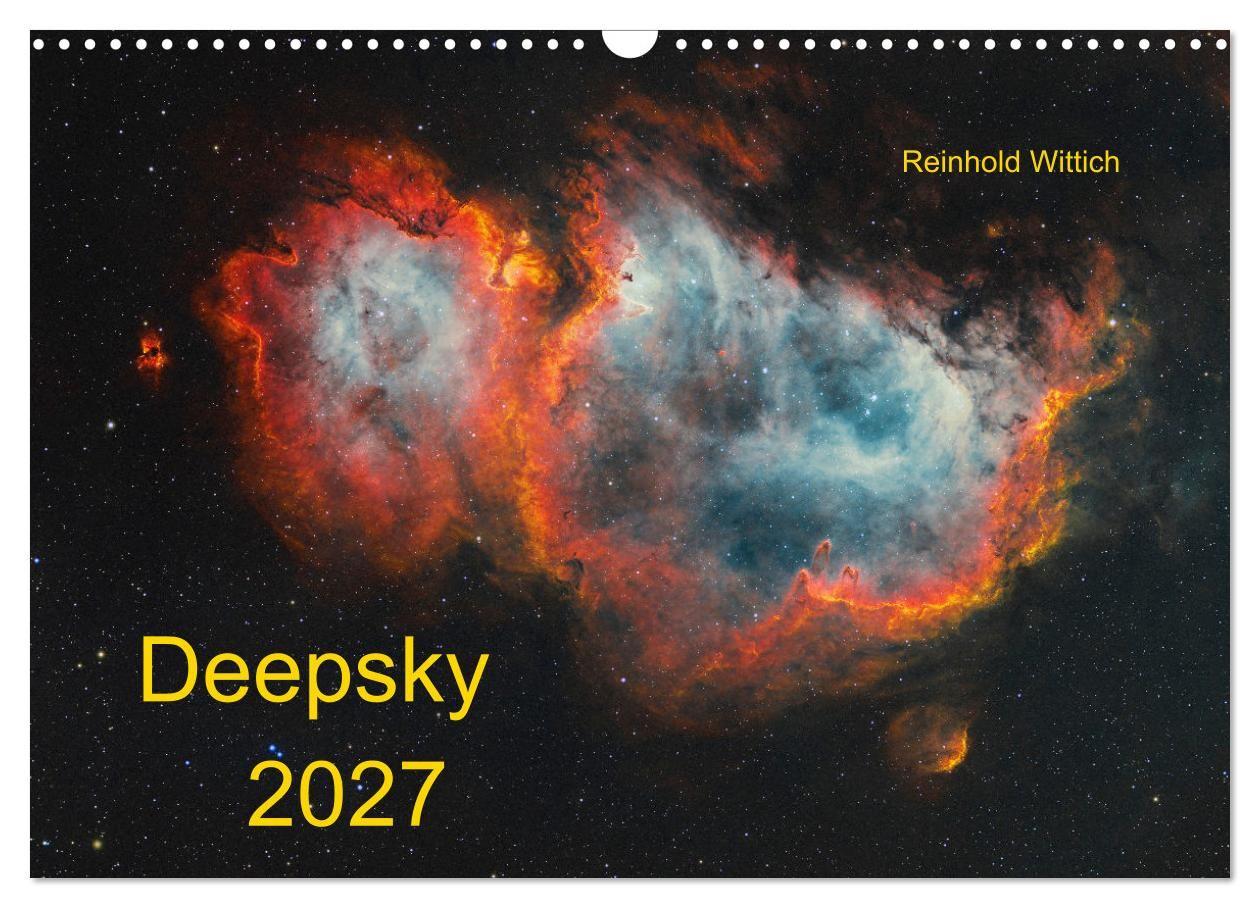 Kalendár/Diár Deepsky 2027 (Wandkalender 2027 DIN A3 quer), CALVENDO Monatskalender Calvendo