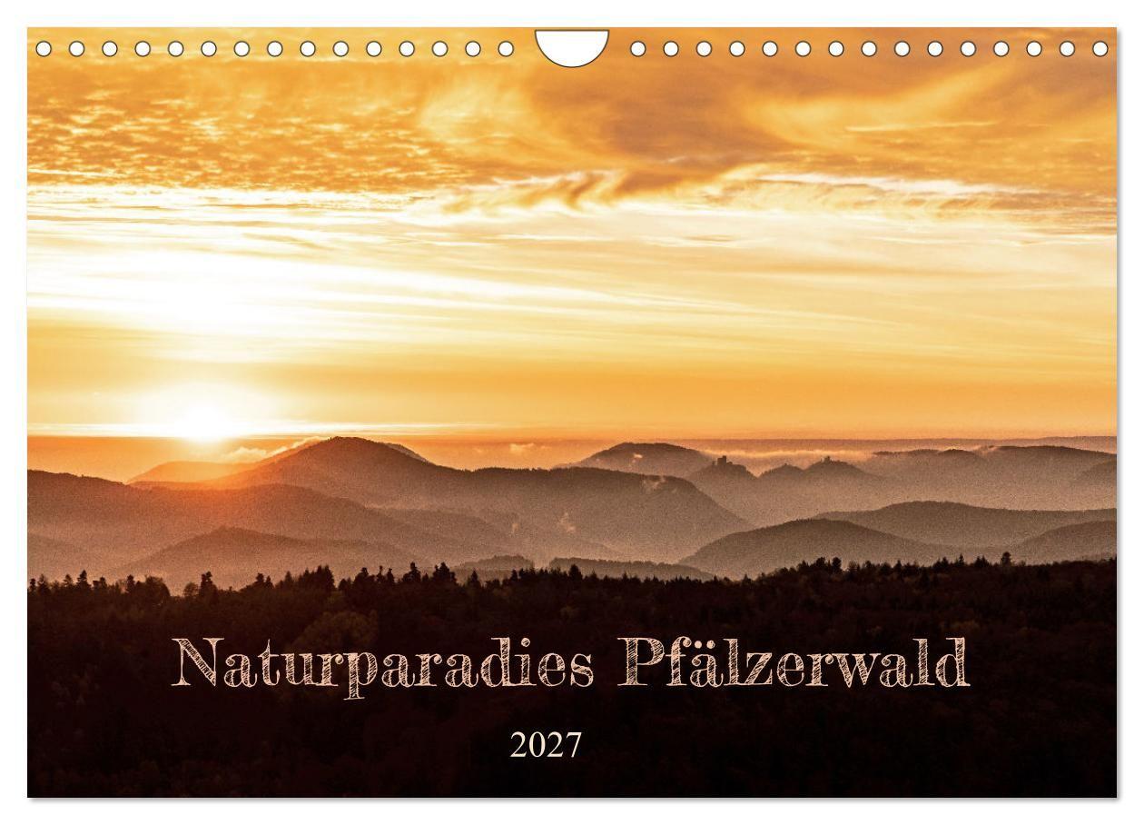 Kalender/Terminbuch Naturparadies Pfälzerwald (Wandkalender 2027 DIN A4 quer), CALVENDO Monatskalender Calvendo