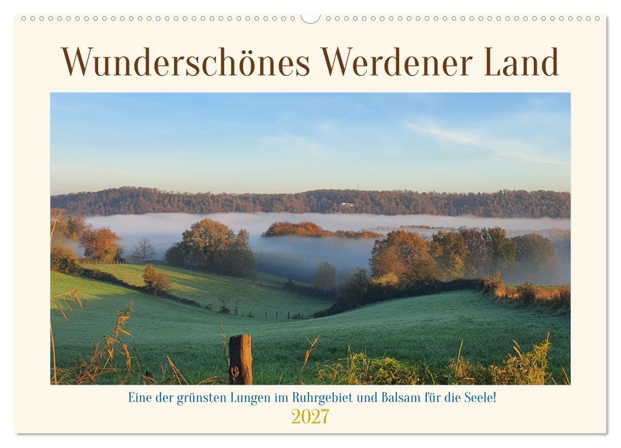 Kalender/agenda Wunderschönes Werdener Land 2027 (Wandkalender 2027 DIN A2 quer), CALVENDO Monatskalender Calvendo