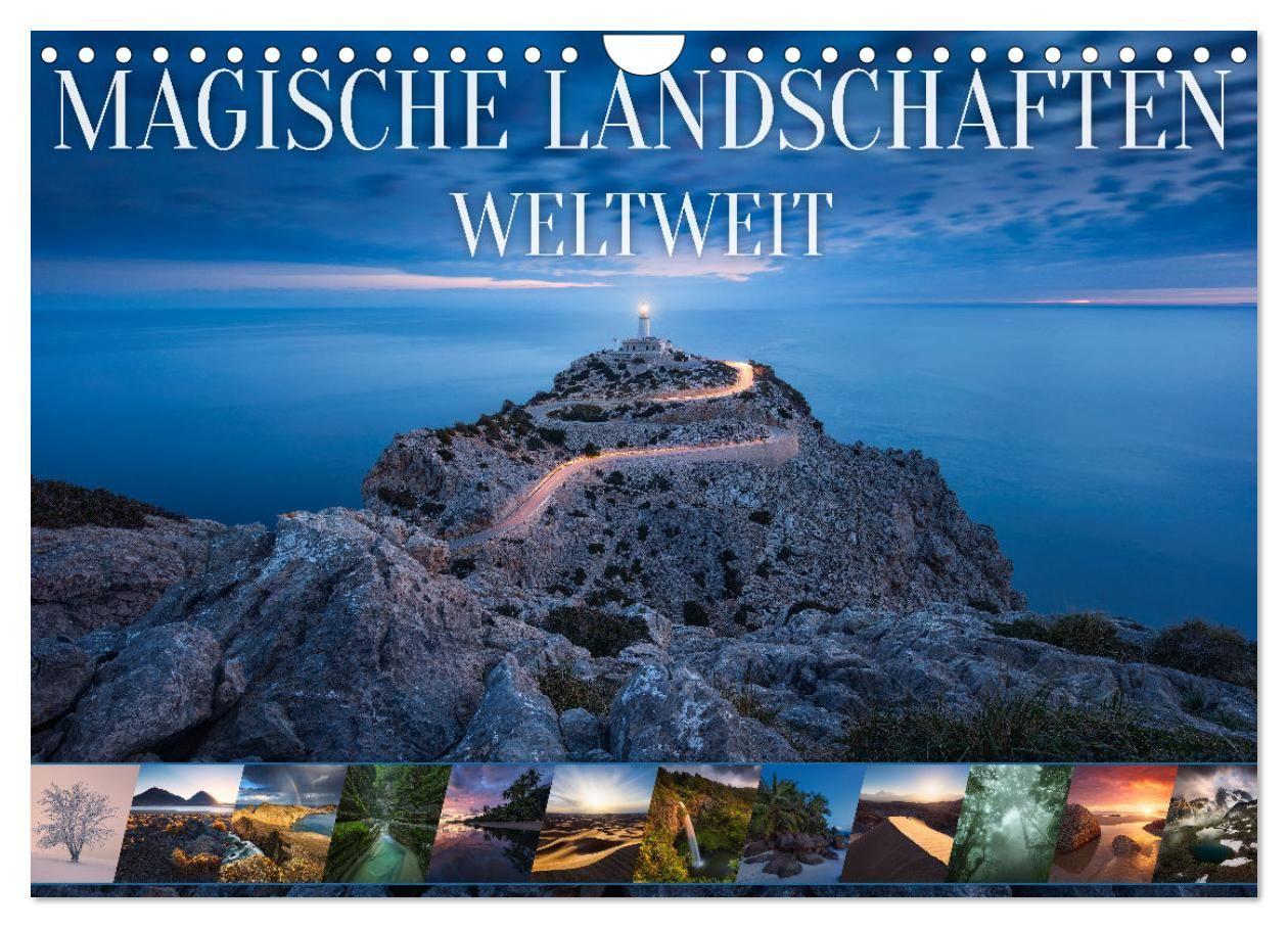 Kalender/Terminbuch Magische Landschaften Weltweit (Wandkalender 2027 DIN A4 quer), CALVENDO Monatskalender Calvendo