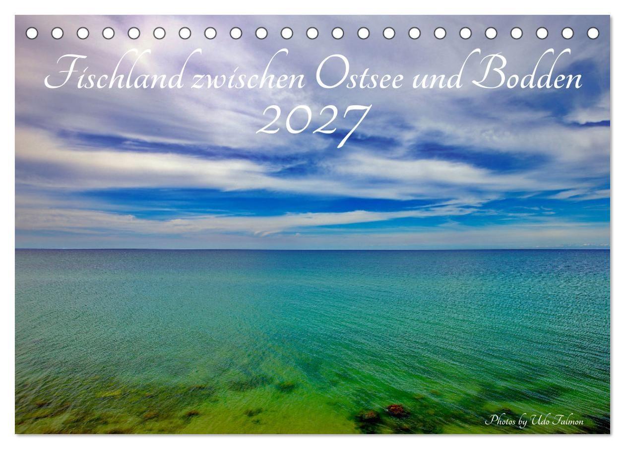 Kalender/Terminbuch Fischland zwischen Ostsee und Bodden (Tischkalender 2027 DIN A5 quer), CALVENDO Monatskalender Calvendo