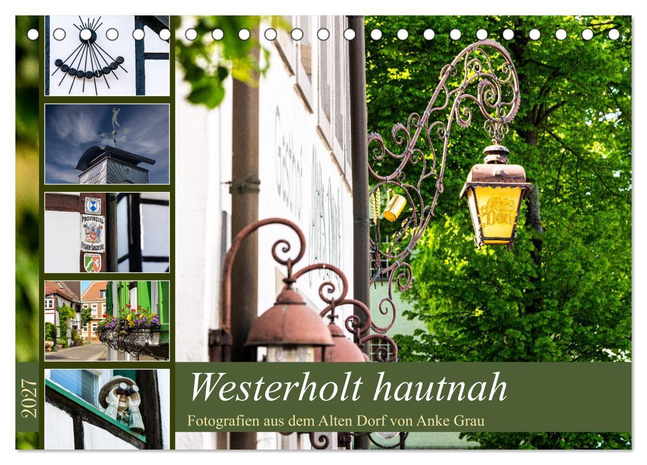 Kalender/Terminbuch Westerholt hautnah (Tischkalender 2027 DIN A5 quer), CALVENDO Monatskalender Calvendo