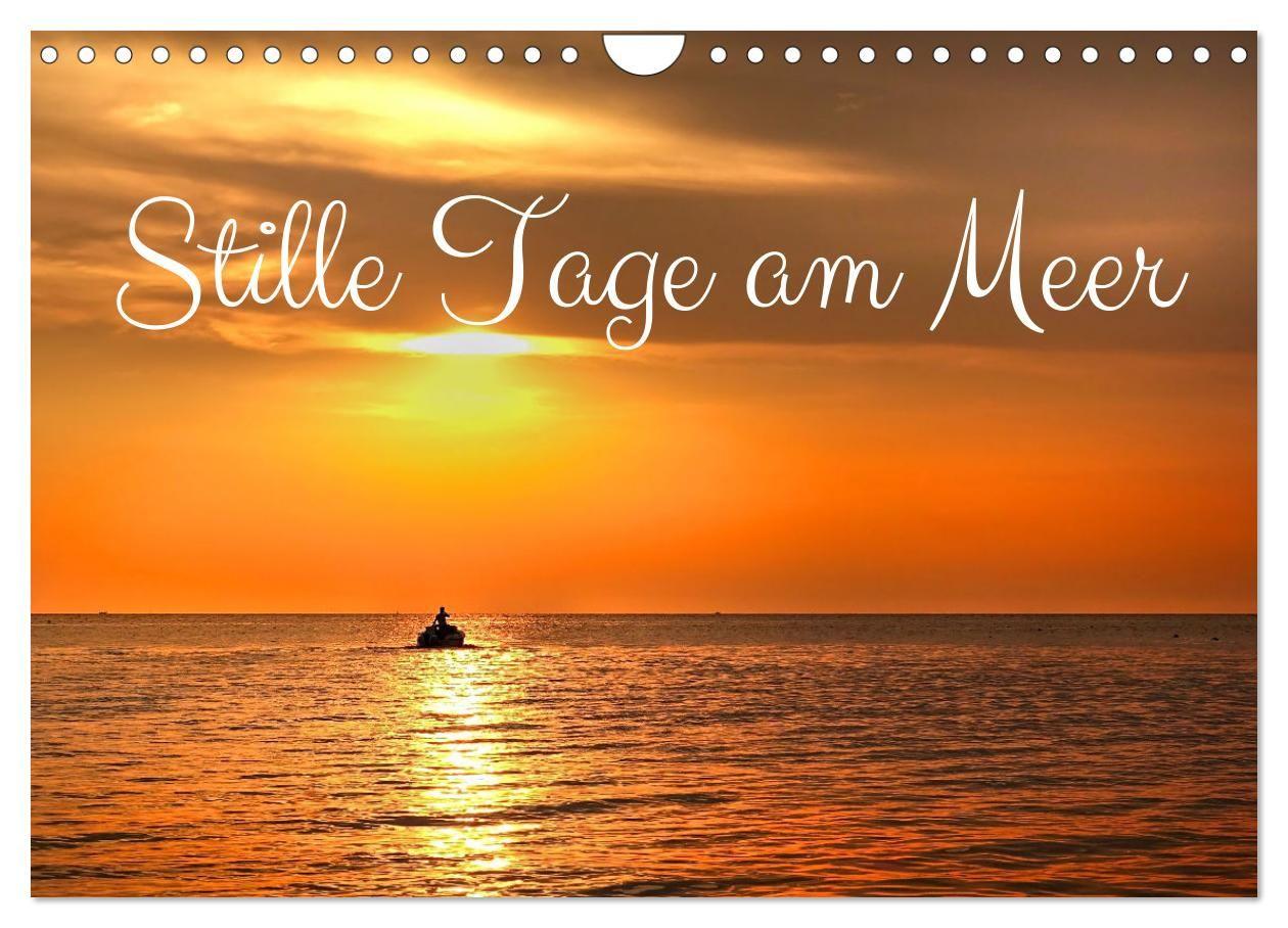 Kalender/Terminbuch Stille Tage am Meer (Wandkalender 2027 DIN A4 quer), CALVENDO Monatskalender Calvendo