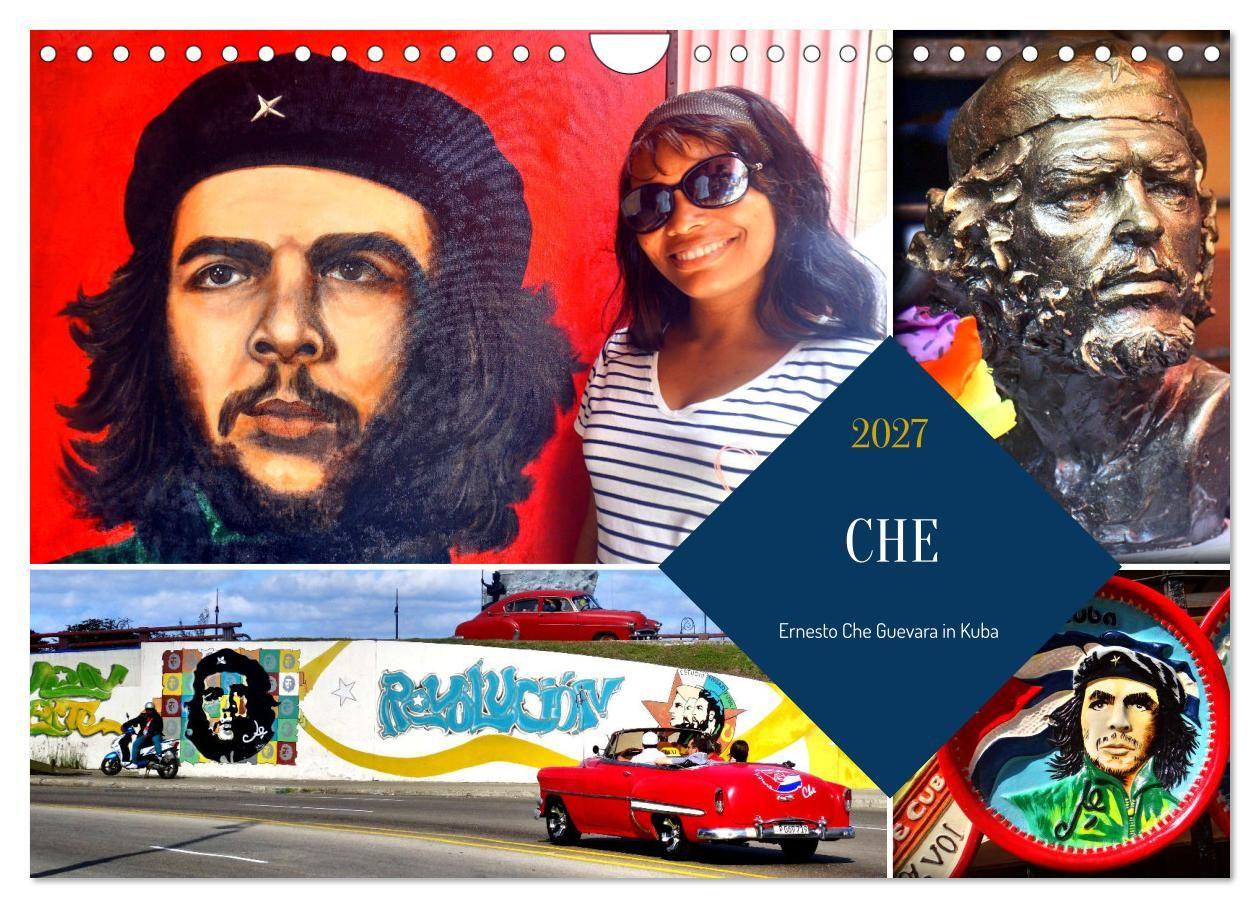 Kalendár/Diár CHE - Ernesto Che Guevara in Kuba (Wandkalender 2027 DIN A4 quer), CALVENDO Monatskalender Calvendo