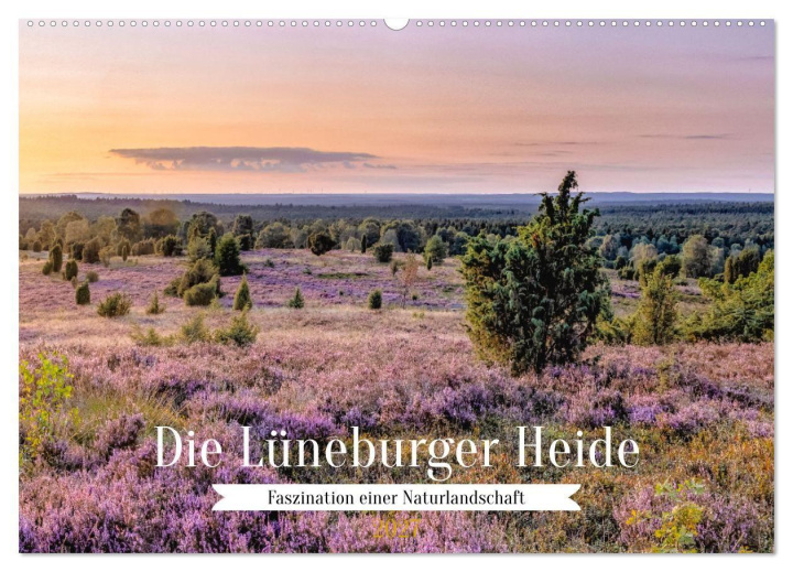 Kalender/Terminbuch Die Lüneburger Heide - Faszination einer Naturlandschaft (Wandkalender 2027 DIN A2 quer), CALVENDO Monatskalender Calvendo