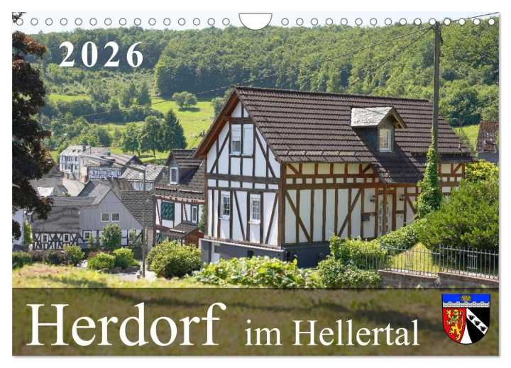 Calendário/Diário Herdorf im Hellertal (Wandkalender 2027 DIN A4 quer), CALVENDO Monatskalender Calvendo