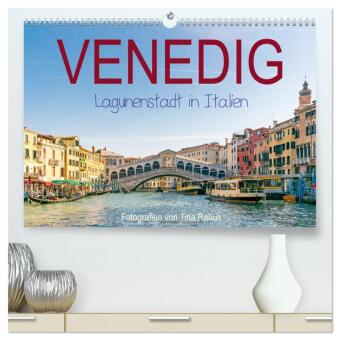 Naptár/Határidőnapló Venedig. Lagunenstadt in Italien (hochwertiger Premium Wandkalender 2027 DIN A2 quer), Kunstdruck in Hochglanz Calvendo