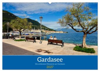 Kalender/Terminbuch Gardasee - Die schönsten Momente am Gardasee (Wandkalender 2027 DIN A2 quer), CALVENDO Monatskalender Calvendo