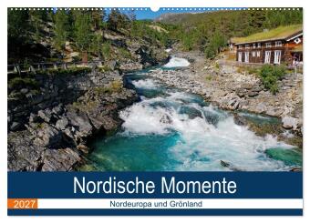 Kalender/Terminbuch Nordische Momente (Wandkalender 2027 DIN A2 quer), CALVENDO Monatskalender Calvendo