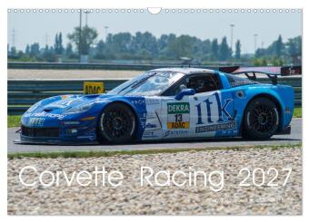 Календар/тефтер Corvette Racing 2027 (Wandkalender 2027 DIN A3 quer), CALVENDO Monatskalender Calvendo