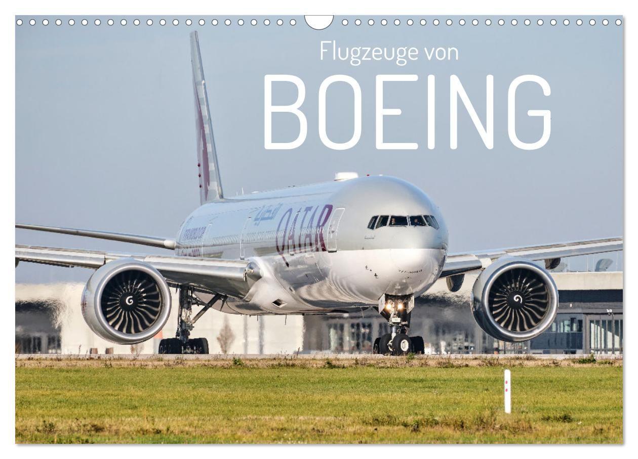 Kalender/Terminbuch Flugzeuge von Boeing (Wandkalender 2027 DIN A3 quer), CALVENDO Monatskalender Calvendo