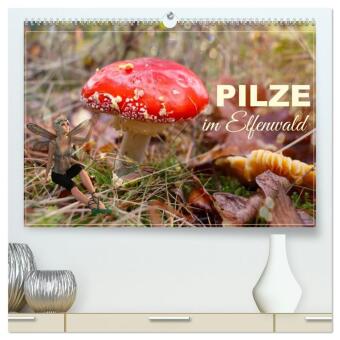 Kalender/Terminbuch Pilze im Elfenwald (hochwertiger Premium Wandkalender 2027 DIN A2 quer), Kunstdruck in Hochglanz Calvendo
