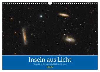 Kalender/agenda Inseln aus Licht (Wandkalender 2027 DIN A3 quer), CALVENDO Monatskalender Calvendo