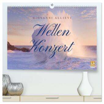 Kalender/agenda Wellen Konzert (hochwertiger Premium Wandkalender 2027 DIN A2 quer), Kunstdruck in Hochglanz Calvendo