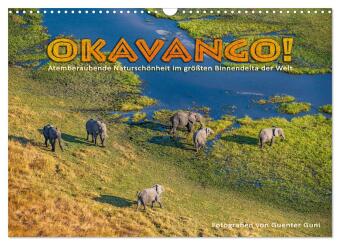 Kalender/agenda Okavango! Atemberaubende Naturschönheit im größten Binnendelta der Welt (Wandkalender 2027 DIN A3 quer), CALVENDO Monatskalender Calvendo