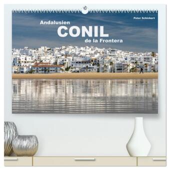 Kalender/agenda Andalusien - Conil de la Frontera (hochwertiger Premium Wandkalender 2027 DIN A2 quer), Kunstdruck in Hochglanz Calvendo
