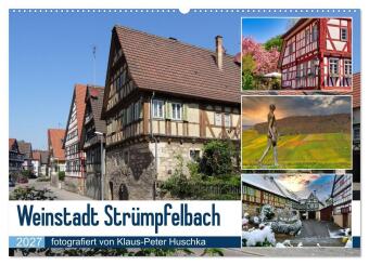 Kalender/Terminbuch Weinstadt Strümpfelbach (Wandkalender 2027 DIN A2 quer), CALVENDO Monatskalender Calvendo