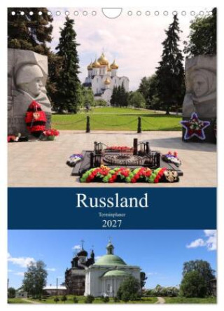 Kalendár/Diár Russland - Terminplaner (Wandkalender 2027 DIN A4 hoch), CALVENDO Monatskalender Calvendo