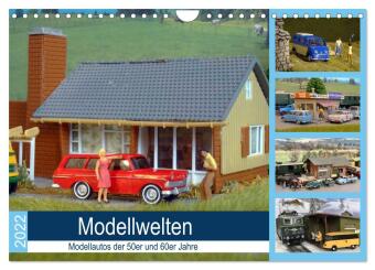 Kalender/agenda Modellwelten, Modellautos der 50er und 60er Jahre (Wandkalender 2027 DIN A4 quer), CALVENDO Monatskalender Calvendo