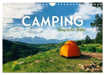Kalender/Terminbuch Camping - Raus in die Natur. (Wandkalender 2027 DIN A4 quer), CALVENDO Monatskalender Calvendo