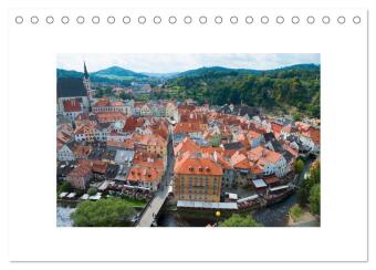 Kalender/Terminbuch Ceský Krumlov - Böhmisch Krumau (Tischkalender 2027 DIN A5 quer), CALVENDO Monatskalender Calvendo