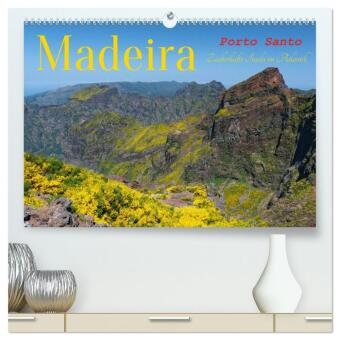 Naptár/Határidőnapló Madeira und Porto Santo (hochwertiger Premium Wandkalender 2027 DIN A2 quer), Kunstdruck in Hochglanz Calvendo