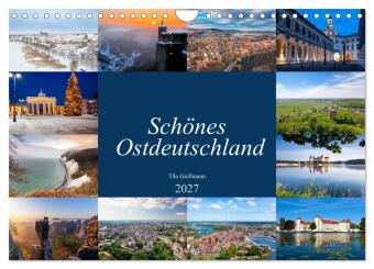 Kalendář/Diář Schönes Ostdeutschland (Wandkalender 2027 DIN A4 quer), CALVENDO Monatskalender Calvendo