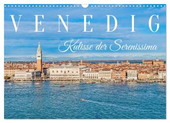 Kalender/agenda Venedig - Kulisse der Serenissima (Wandkalender 2027 DIN A3 quer), CALVENDO Monatskalender Calvendo