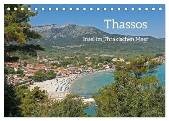 Kalender/Terminbuch Thassos - Insel im Thrakischen Meer (Tischkalender 2027 DIN A5 quer), CALVENDO Monatskalender Calvendo
