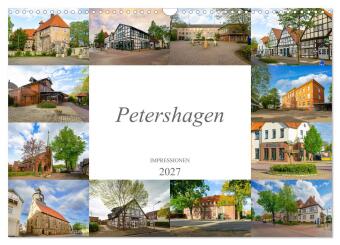 Kalendár/Diár Petershagen Impressionen (Wandkalender 2027 DIN A3 quer), CALVENDO Monatskalender Calvendo