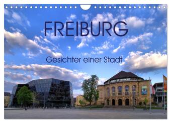 Kalender/agenda Freiburg - Gesichter einer Stadt (Wandkalender 2027 DIN A4 quer), CALVENDO Monatskalender Calvendo