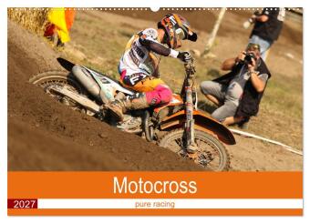Kalendář/Diář Motocross 2027 (Wandkalender 2027 DIN A2 quer), CALVENDO Monatskalender Calvendo