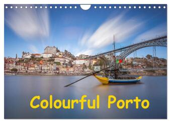 Kalender/agenda Colorful Porto (Wall Calendar 2027 DIN A4 landscape), CALVENDO 12 Month Wall Calendar Calvendo