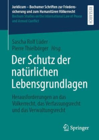 Libro Der Schutz der natürlichen Lebensgrundlagen Sascha Rolf Lüder