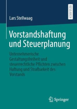 Libro Vorstandshaftung und Steuerplanung Lars Stellwaag