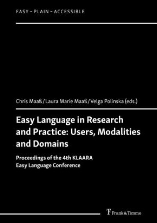 Buch Easy Language in Research and Practice: Users, Modalities and Domains Chris Maaß