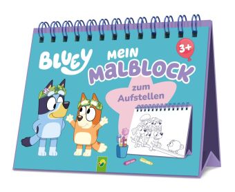 Boek Bluey Mein Malblock zum Aufstellen 
