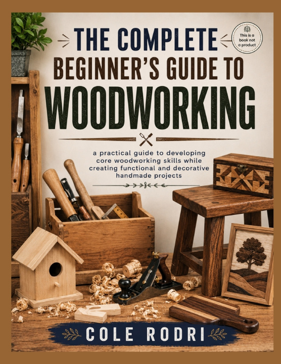 Книга THE COMPLETE BEGINNER'S GUIDE TO WOODWORKING COLE RODRI