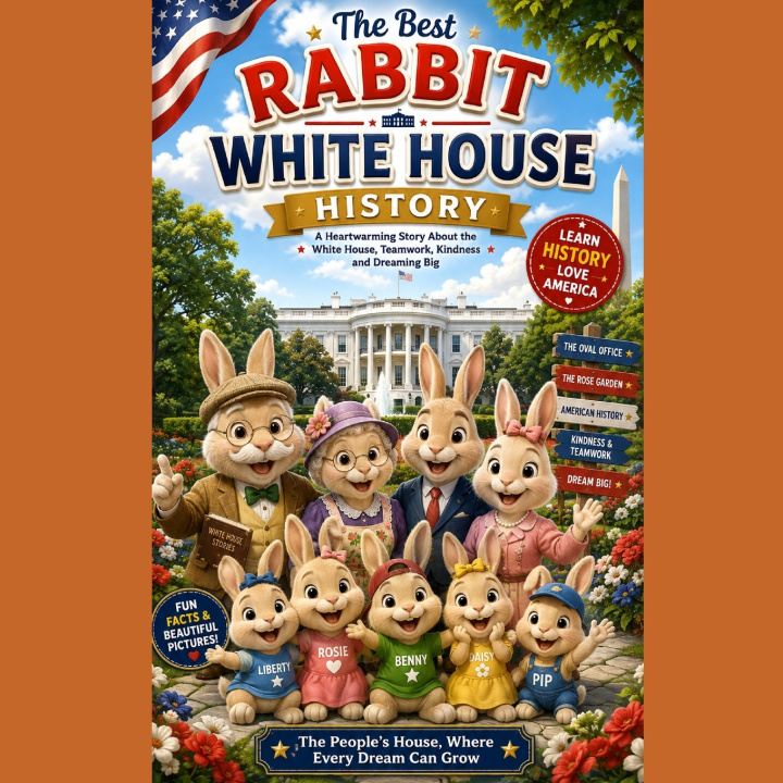 Boek TheRabbit White House History isabella Benett