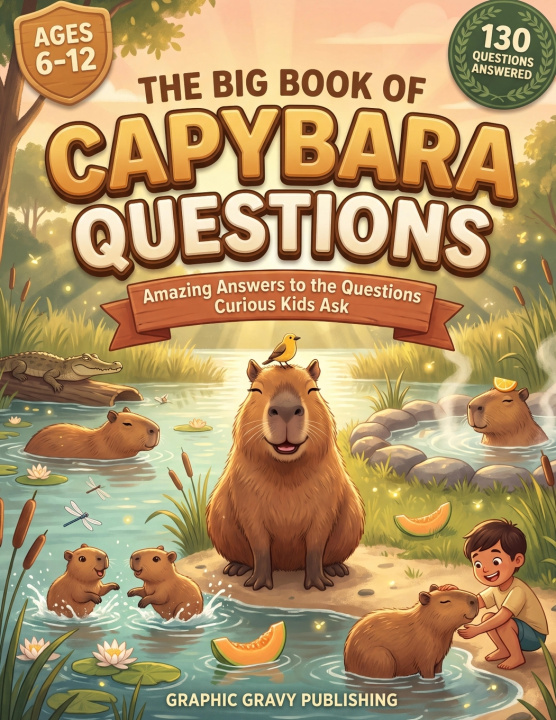 Kniha The Big Book of Capybara Questions Graphic Gravy Publishing