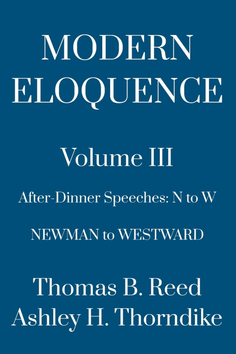 Livro Modern Eloquence ASHLEY H. THORNDIKE