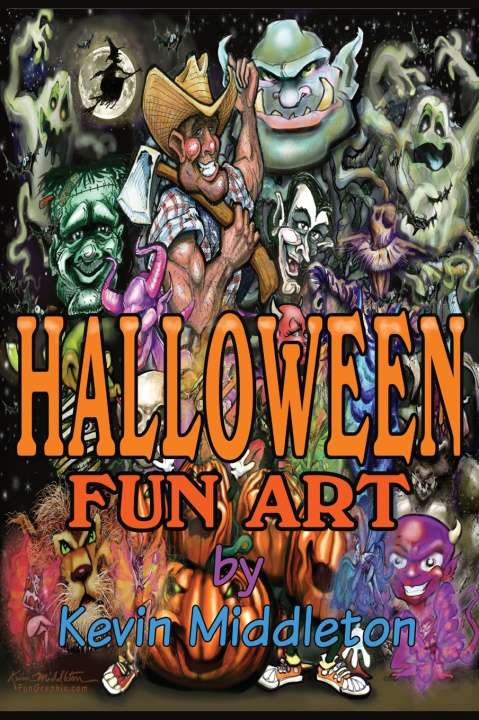 Könyv Halloween Fun Art Kevin Middleton