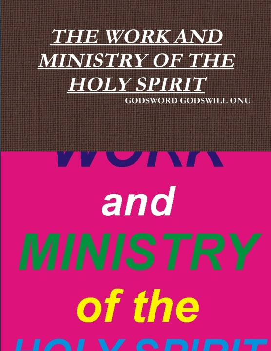 Libro THE WORK AND MINISTRY OF THE HOLY SPIRIT GODSWORD GODSWILL ONU