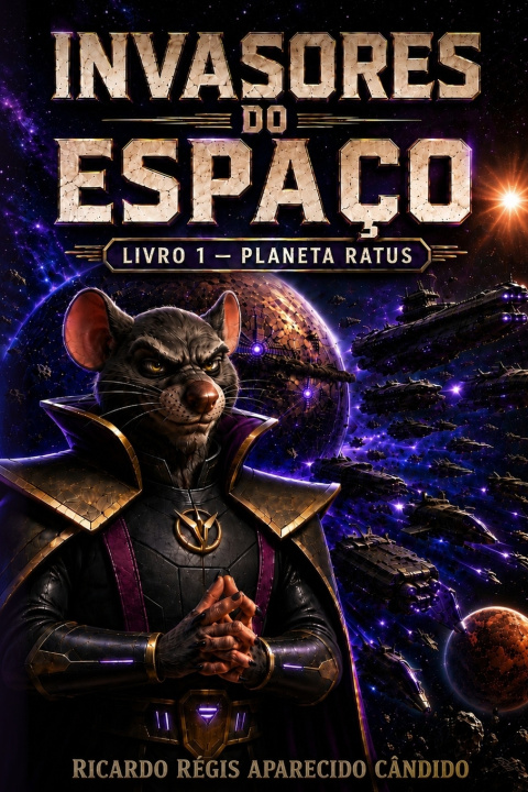 Libro Invasores do Espaço Ricardo Régis Aparecido Candido