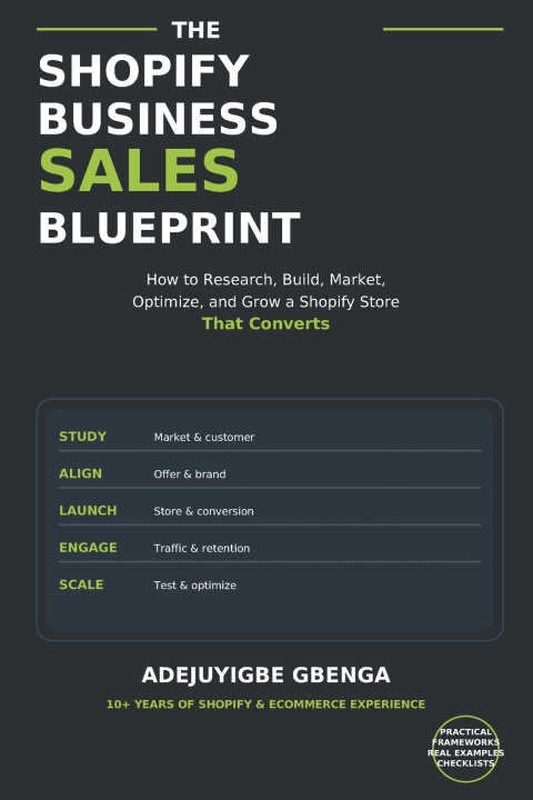 Libro The Shopify Business Sales Blueprint Adejuyigbe Gbenga