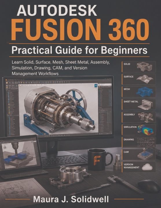 Knjiga AUTODESK FUSION 360 Practical Guide for Beginners Maura J. Solidwell