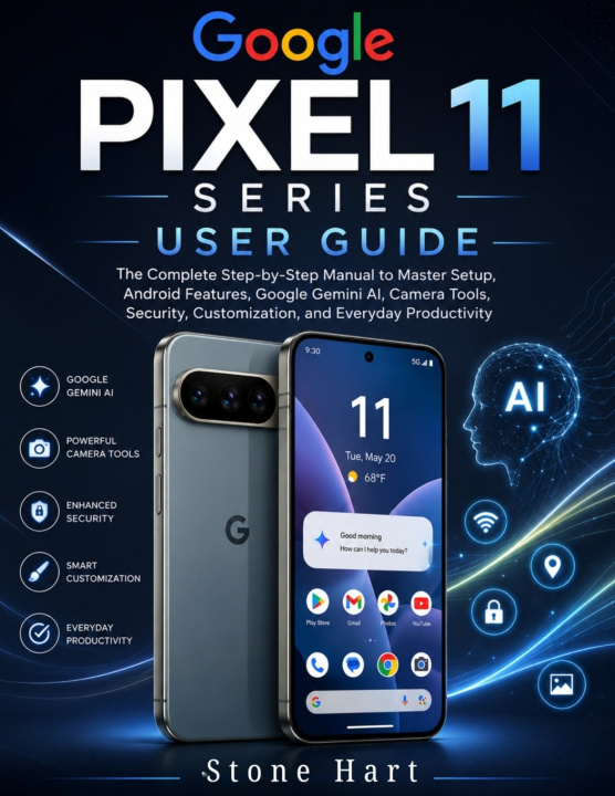 Książka Google Pixel 11 Series User Guide Stone Hart
