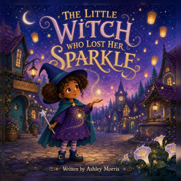 Knjiga THE LITTLE WITCH WHO LOST HER SPARKLE ASHLEY DAWN MORRIS